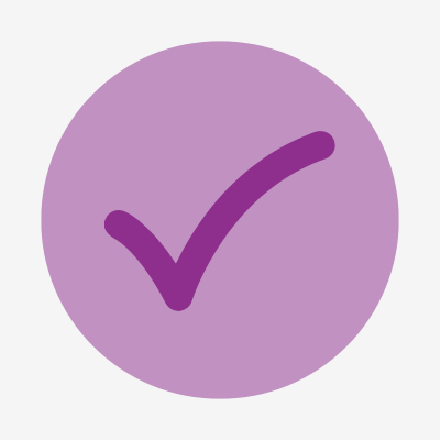 purple check circle - gray bkg- 400x400 (1)